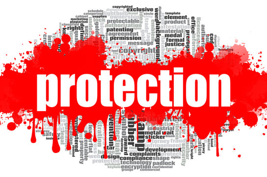 Protection word cloud
