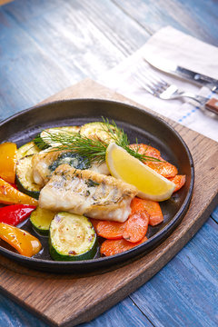 fish with vegetables