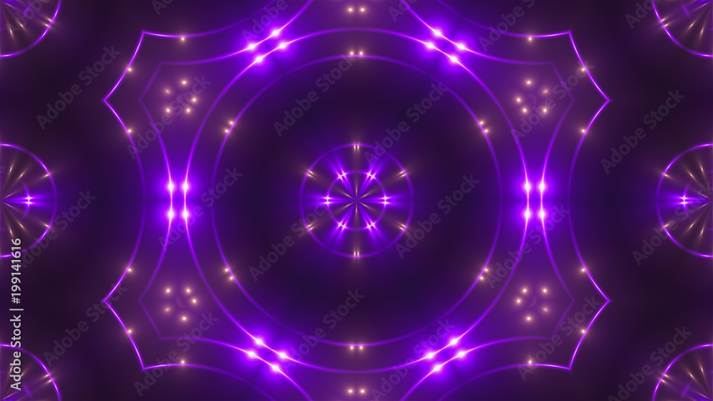 Poster abstract image of club lights. 3d rendering digital backdrop