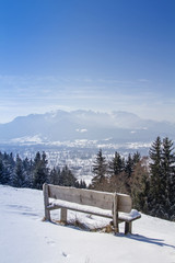 Eindrucksvolle Aussicht auf den Isarwinkel