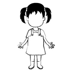 happy little boy character vector illustration design