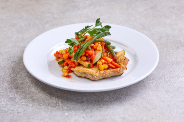 chicken with vegetables