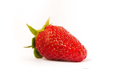 Strawberry isolated on white background.