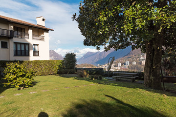 Landscape in near Lugano, Tessin, nobody