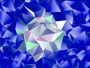 Obraz premium Abstract low poly background. Vector clip art.