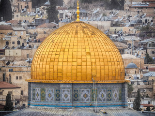 Jerusalem, golden Dome of the Rock 