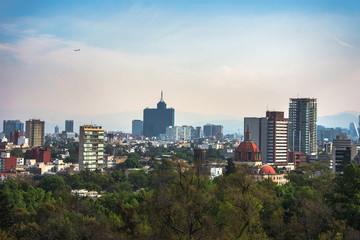 Obraz premium Paseo de La Reforma Square - Mexico City, Mexico