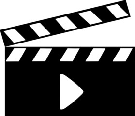 Video Production and Editing Clapperboard