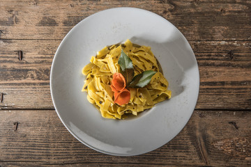 tagliatelle with truffles