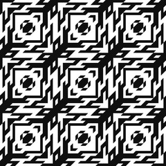 Seamless pattern american indian style. Triangle ornament plaid. Navajo background. Textile geo print. Tribal swatch.