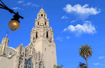 Fototapeta premium California Tower overlooking Balboa Park in San Diego, California.