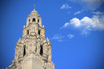 Fototapeta premium California Tower overlooking Balboa Park in San Diego, California.