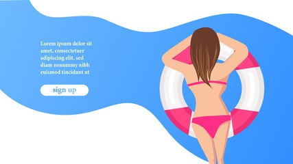 summer landing page