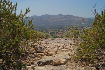 Obraz premium Landscape in Rhodes