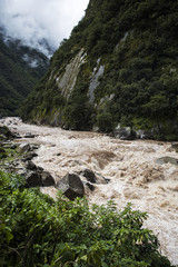 Urubamba river in Peru