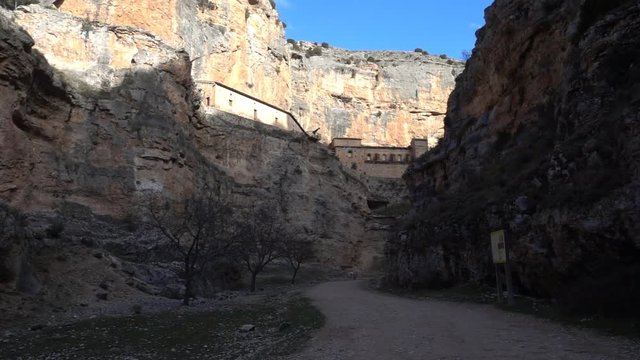 River canyon Mesa and jaraba monastery