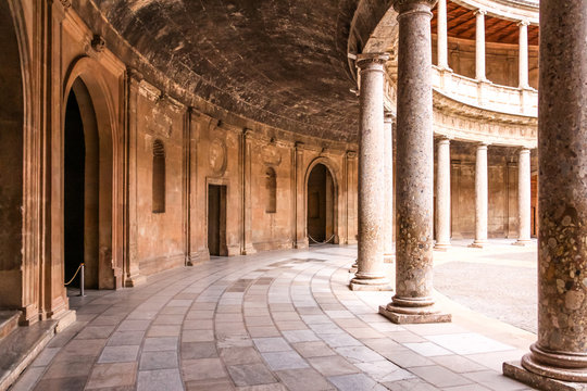 Alhambra - Palast Karls V., Nasridenpaläste, Oratorium und Umgebung