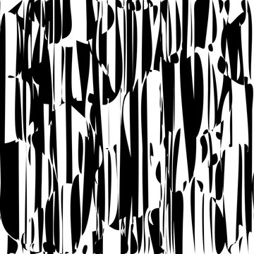 Abstract Lines Design Black and White Stripes Vector © Supertrooper