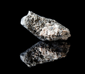 Arsenopyrite crystals