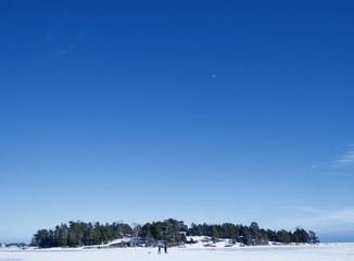 Naklejka premium Winter of Finland