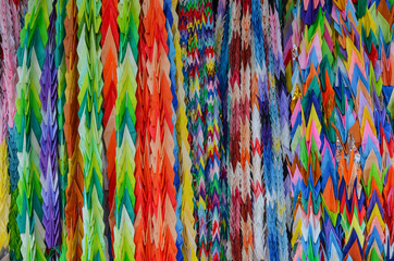 Colorful fabric texture background