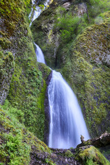 USA, Oregon, Bridal Veil Falls, Columbia River Gorge