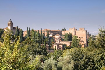 Fototapeta na wymiar Alhambra palace, Granada