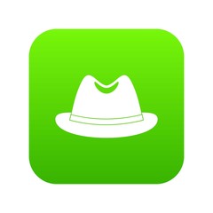 Man hat icon digital green