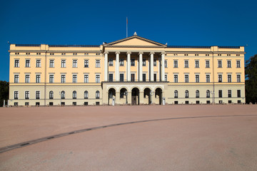 Fototapeta na wymiar Norwegian Royal Palace