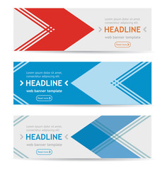 Vector banner template