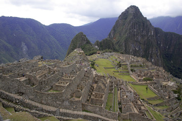 Fototapeta na wymiar Machu Picchu the lost city of the Incas