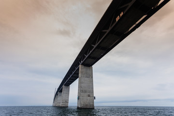 the oresund bridge between denmark and sweden