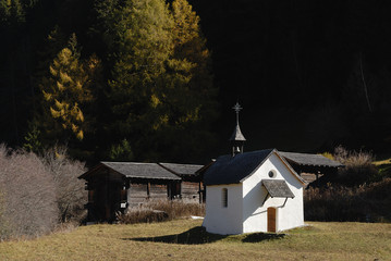 Valais, Suisse, Chapelle à Rottenbrigge