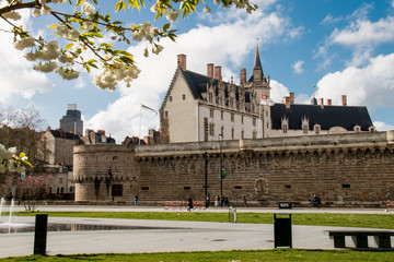 Fototapeta premium Chateau des Ducs de Bretagne Nantes, France 