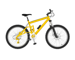 Fototapeta premium Bicycle Isolated