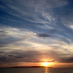 Avión Atardecer Punta del Este