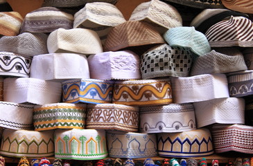 Traditional Moroccan hats