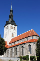 Obraz premium Saint Nicholas Church in Tallinn, Estonia