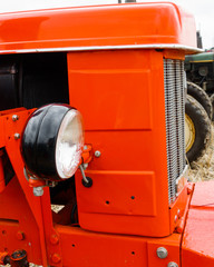 Close-up of tractor