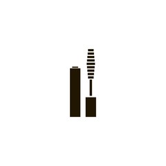 Mascara brush icon. flat design