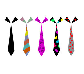 Assortment of neckties