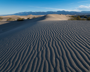 Mesquite Dunes Death Valey