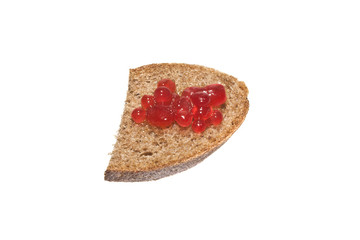 bread isolated on white background