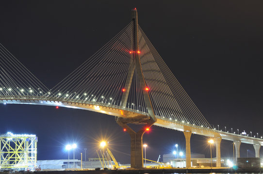 Cadiz nocturna puente de la Constitucion 05 © Jasena