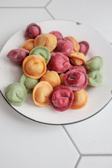 Frozen Multicolored Dumplings