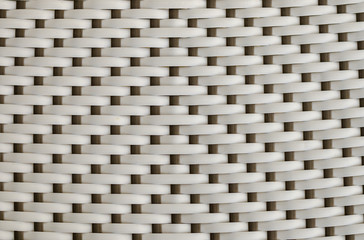 close-up top view shot of rattan background texture