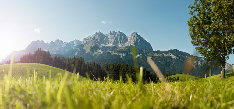 Sommer in den &ouml;sterreichischen Bergen - Wilder Kaiser, Tirol, Austria

