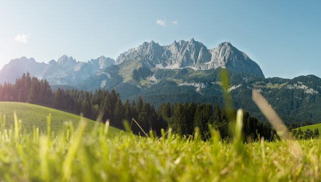     Sommer in den &ouml;sterreichischen Bergen - Wilder Kaiser, Tirol, Austria 


