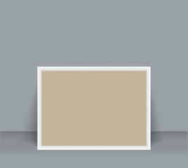 Blank Photo Frame brochure mockup cover template