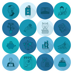 Business and Finance Icon Set